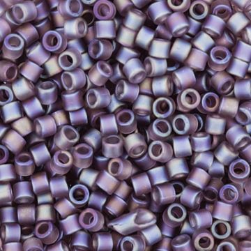 Hochw. jap. Delica Beads amethyst AB matt 2,2 mm 50 gr