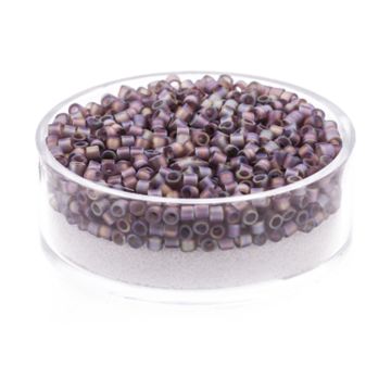 Delica Beads japanische Rocailles amethyst AB matt 2,2 mm 9 gr