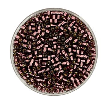 Delica Beads japanische Rocailles silverlined amethyst 2,2 mm 9 gr