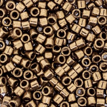 Hochw. jap. Delica Beads light bronze 2,2 mm 50 gr