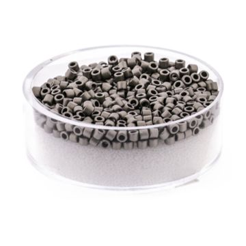 Delica Beads japanische Rocailles platinfb. matt 2,2 mm 4 gr