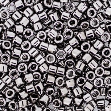 Hochw. jap. Delica Beads platinfb. 2,2 mm 50 gr