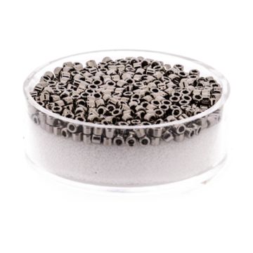Delica Beads japanische Rocailles platinfb. 2,2 mm 5 gr