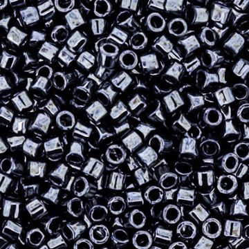 Hochw. jap. Delica Beads hematite 2,2 mm 50 gr