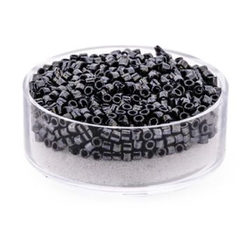 Delica Beads japanische Rocailles hematite 2,2 mm 10 gr
