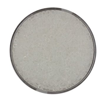 Delica Beads japanische Rocailles crystal 2,2 mm 10 gr
