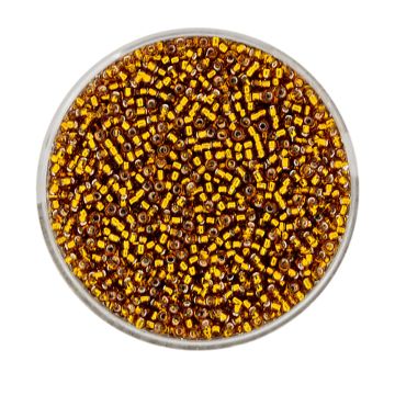 Jap. Miyukirocailles silverlined topas 1,5 mm 10 gr