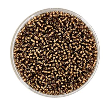 Jap. Miyukirocailles silverlined smoked topas 1,5 mm 10 gr