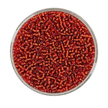 Jap. Miyukirocailles silverlined light red 1,5 mm 10 gr
