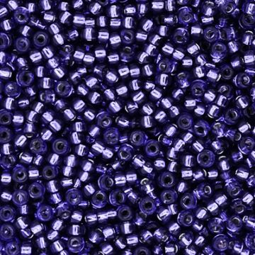 Jap. Miyukirocailles silverlined purple 1,5 mm 50 gr
