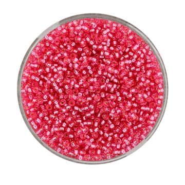 Jap. Miyukirocailles silverlined pink 1,5 mm
