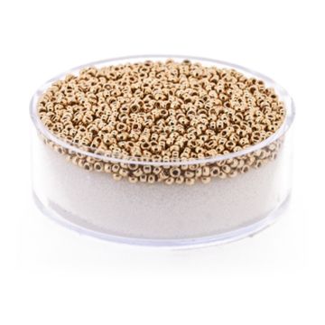 Japanische Miyuki Rocailles goldfb. 1,5 mm 6 gr