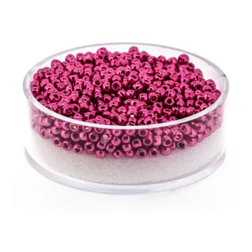 Beads japanische Rocailles pink 2,2 mm 9 gr