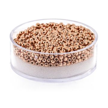 Beads japanische Rocailles kupfer 2,2 mm 9 gr