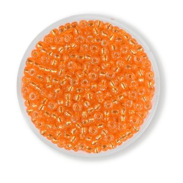Japanische Miyuki Rocailles silverlined hyacinth 2,5 mm 12 gr
