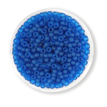 Jap. Miyukirocailles transp.matt capri blue 2,5 mm 12 gr