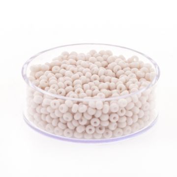 Rocailles creme satt 2,6 mm
