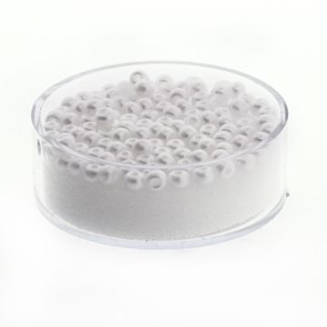 Rocailles DeluXes weiß 3 mm