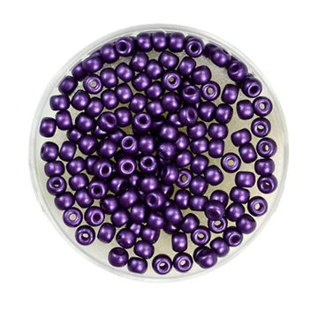 Rocailles DeluXes dunkellila 3 mm