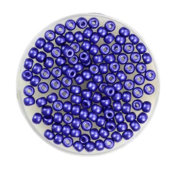 Rocailles DeluXes dunkelblau 3 mm