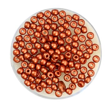 Rocailles DeluXes kupferfarben 3 mm