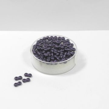 Infinity Beads DeluXes dunkellila 3x6 mm ca. 70 Stück. = 5,5 gr.