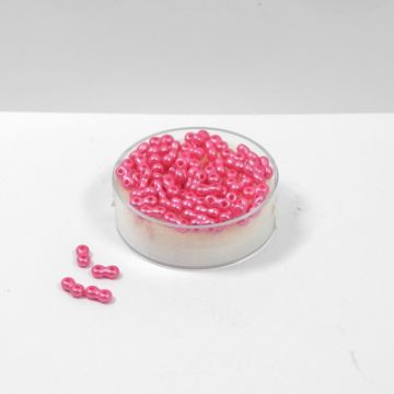 Infinity Beads DeluXes dunkelrosa 3x6 mm ca. 70 Stück. = 5,5 gr.