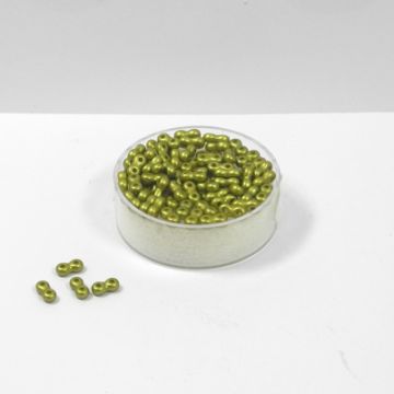 Infinity Beads DeluXes khaki 3x6 mm ca. 70 Stück. = 5,5 gr.