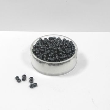 Infinity Beads DeluXes anthrazit 3x6 mm ca. 70 Stück. = 5,5 gr.