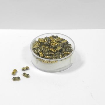 Infinity Beads DeluXes kristall goldfarben 3x6 mm ca. 70 Stück. = 5,5 gr.