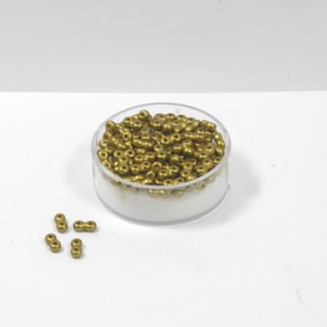 Infinity Beads DeluXes limegold 3x6 mm ca. 70 Stück. = 5,5 gr.