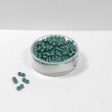 Infinity Beads DeluXes petrol 3x6 mm ca. 70 Stück. = 5,5 gr.