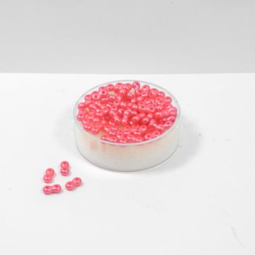 Infinity Beads DeluXes pink 3x6 mm ca. 70 Stück. = 5,5 gr.