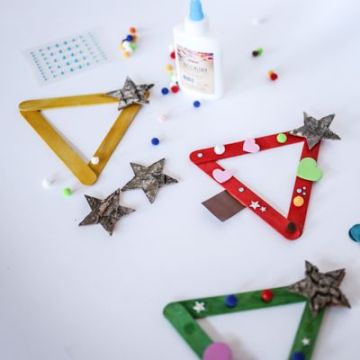 Weihnachtsgeschenke bunte Holz