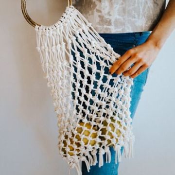 Makramee-Netztasche 1 Box