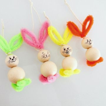 Bunte Hasenparty