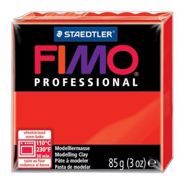 Fimo professional rein-rot 85 gr 4St F8004-200 4007817800126  