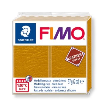 Fimo leather-effect ocker 57 gr 1 Stück