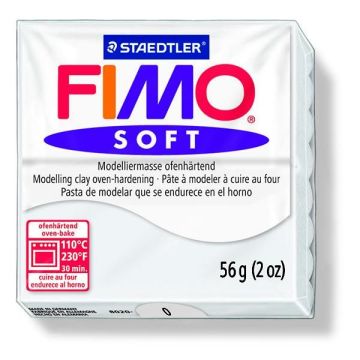 Fimo soft weiß 57 gr 1 Stück
