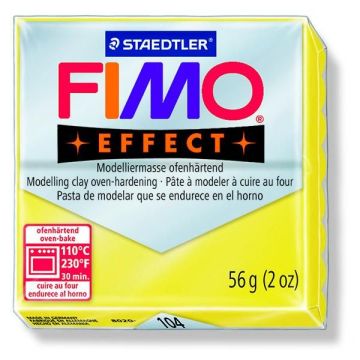 Fimo effect transparent gelb 57 gr 1 Stück