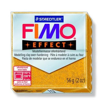 Fimo effect glitter gold 57 gr 1 Stück