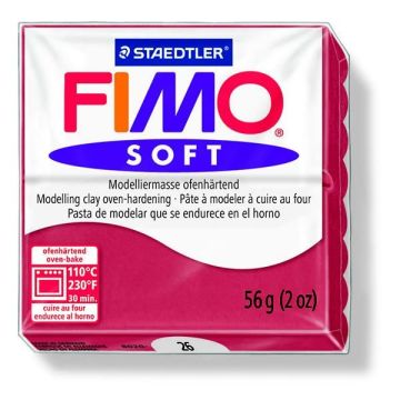 Fimo soft kirschrot 57 gr 1 Stück