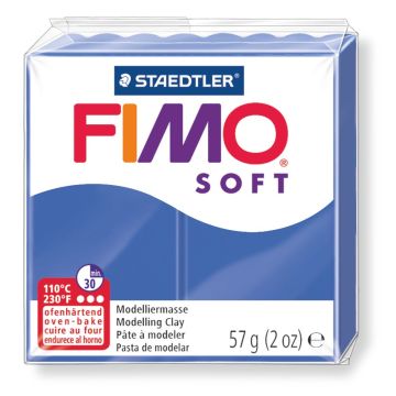 Fimo soft brillantblau 57 gr 1 Stück