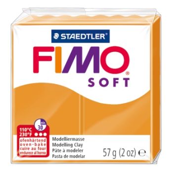 Fimo soft sunny orange 57 gr 1 Stück