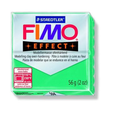 Fimo effect transparent grün 57 gr 1 Stück