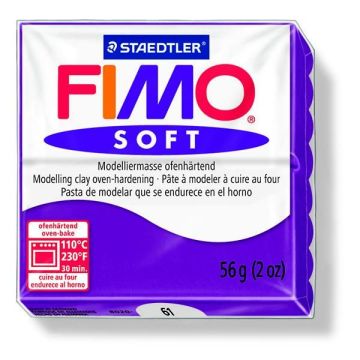 Fimo soft purpurviolett 57 gr 1 Stück
