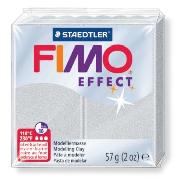 Fimo effect pearl light silver 57 gr 1 Stück