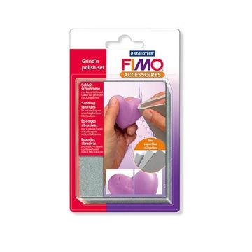 FIMO Schleifschwamm, Set 3 Stück. 1 Stück