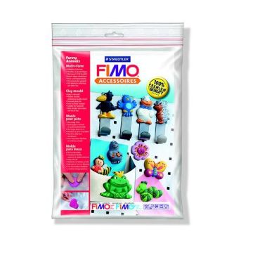 FIMO Motiv-Form Lustige Tiere 1 Stück