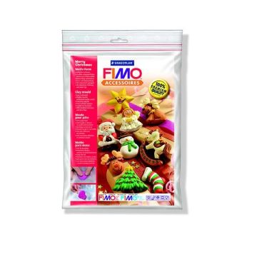 FIMO Motiv-Form Fröhliche Weihnachten 1 Stück